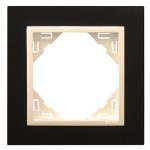 Efapel 90910_TPG ANIMATO Egyes keret, fekete/jég