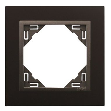 Efapel 90910_TPS ANIMATO Egyes keret, fekete-szürke