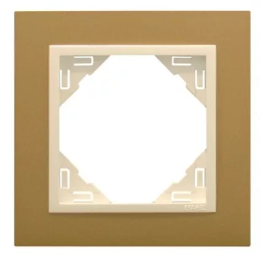 Efapel 90910_TUG ANIMATO Egyes keret, arany/jég