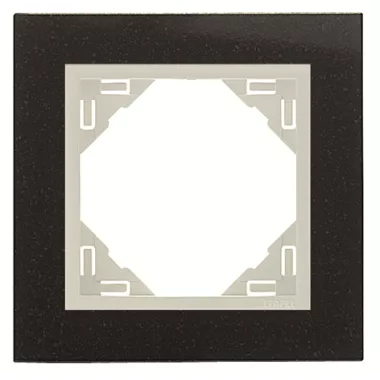 efapel 90910_TGG PETRA Egyes keret, gránit/jég