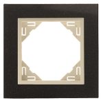 efapel 90910_TGP PETRA Egyes keret, gránit/gyöngyház