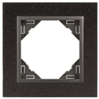 efapel 90910_TGS PETRA Egyes keret, gránit/szürke