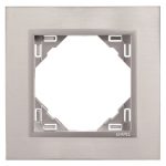 Efapel 90910_TIA METALLO Egyes keret, inox/alumínium