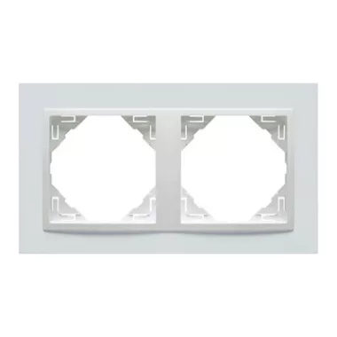 Efapel 90920_TBB ANIMATO Kettes keret, fehér