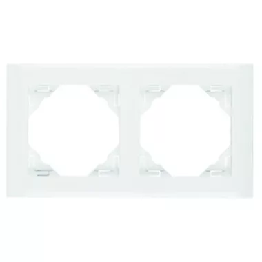 Efapel 90920_TBR BASE Kettes keret, fehér