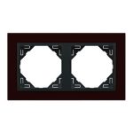 Efapel 90920_TBS ANIMATO Kettes keret, sötétlila