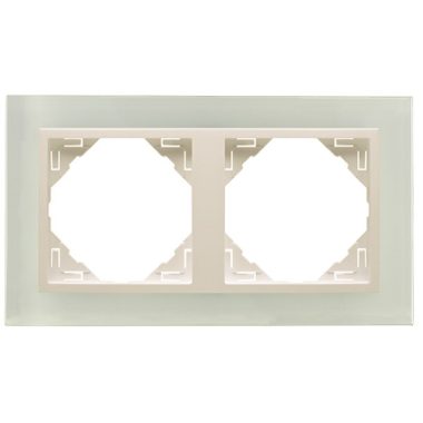 Efapel 90920_TCG Crystal Kettes keret, kristály/jég