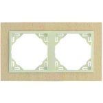 Efapel 90920_TFP ARBORE Kettes keret, bükk/gyöngyház