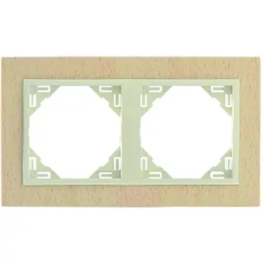 Efapel 90920_TFP ARBORE Kettes keret, bükk/gyöngyház