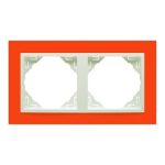 Efapel 90920_TJG ANIMATO Kettes keret, narancs