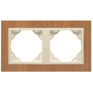 Efapel 90920_TJP ARBORE Kettes keret, cseresznye/gyöngyház