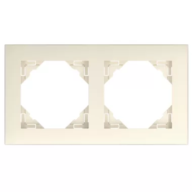 Efapel 90920_TMF BASE Kettes keret, elefántcsont