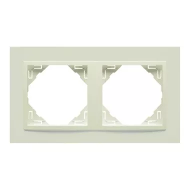 Efapel 90920_TMM ANIMATO Kettes keret, elefántcsont