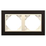 Efapel 90920_TPG ANIMATO Kettes keret, fekete/jég