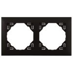 Efapel 90920_TPM AQUARELLA Kettes keret, fekete