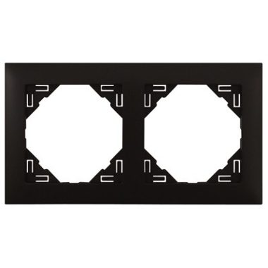 Efapel 90920_TPM AQUARELLA Kettes keret, fekete