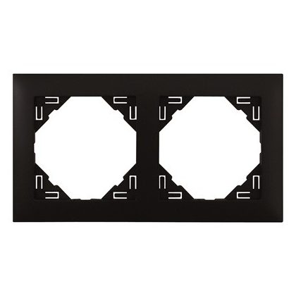 Efapel 90920_TPM AQUARELLA Kettes keret, fekete