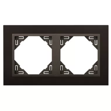 Efapel 90920_TPS ANIMATO Kettes keret, fekete-szürke