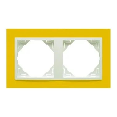 Efapel 90920_TRG ANIMATO Kettes keret, sárga