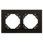 Efapel 90920_TRR ANIMATO Kettes keret, fekete