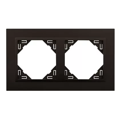 Efapel 90920_TRR ANIMATO Kettes keret, fekete