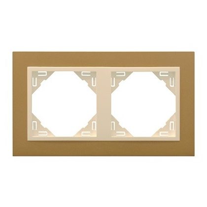 Efapel 90920_TUG ANIMATO Kettes keret, arany/jég