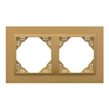 Efapel 90920_TUU ANIMATO Kettes keret, arany/arany