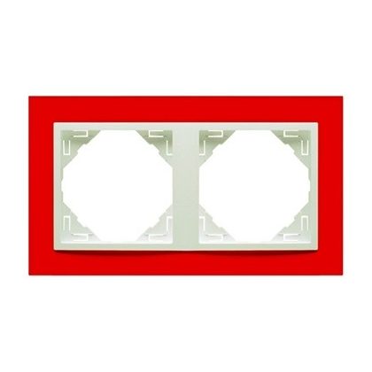 Efapel 90920_TVG ANIMATO Kettes keret, piros