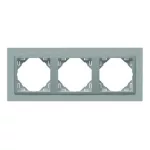 Efapel 90930_TAA ANIMATO Hármas keret, alumínium színű