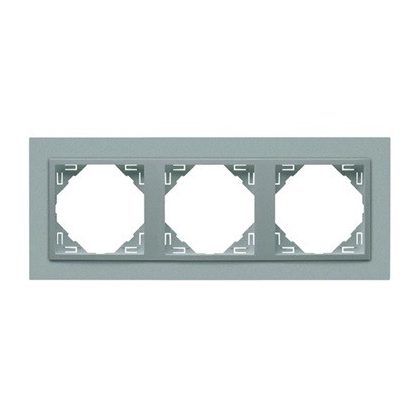 Efapel 90930_TAA ANIMATO Hármas keret, alumínium színű