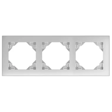 Efapel 90930_TAL AQUARELLA Hármas keret, alumínium