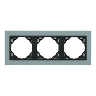 Efapel 90930_TAS ANIMATO Hármas keret, alumínium és szürke színű