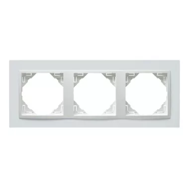 Efapel 90930_TBB ANIMATO Hármas keret, fehér