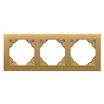 Efapel  90930_TDU AQUARELLA Hármas keret, arany