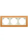 Efapel 90930_TFP ARBORE Hármas keret, bükk/gyöngyház