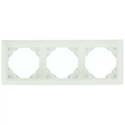 Efapel 90930_TGE AQUARELLA Hármas keret, jég