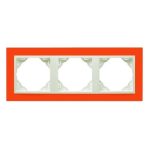 Efapel 90930_TJG ANIMATO Hármas keret, narancs