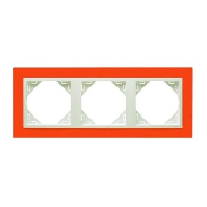 Efapel 90930_TJG ANIMATO Hármas keret, narancs