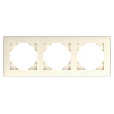 Efapel 90930_TMF BASE Hármas keret, elefántcsont