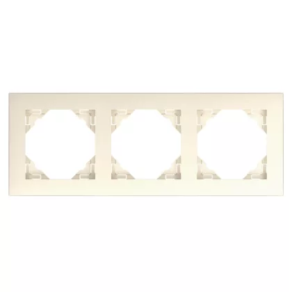 Efapel 90930_TMF BASE Hármas keret, elefántcsont