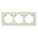 Efapel 90930_TMM ANIMATO Hármas keret, elefántcsont