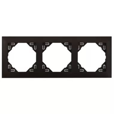 Efapel 90930_TPM AQUARELLA Hármas keret, fekete