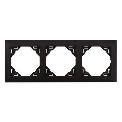 Efapel 90930_TPM AQUARELLA Hármas keret, fekete