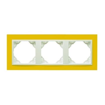 Efapel 90930_TRG ANIMATO Hármas keret, sárga