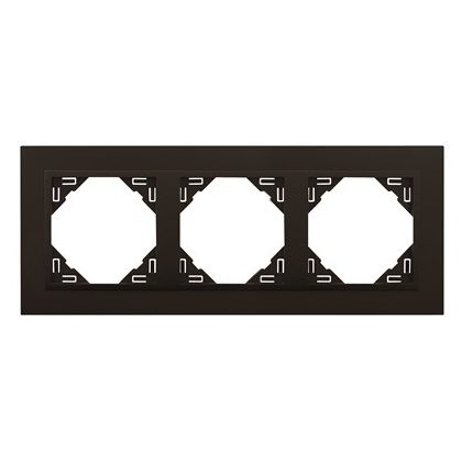 Efapel 90930_TRR ANIMATO Hármas keret, fekete