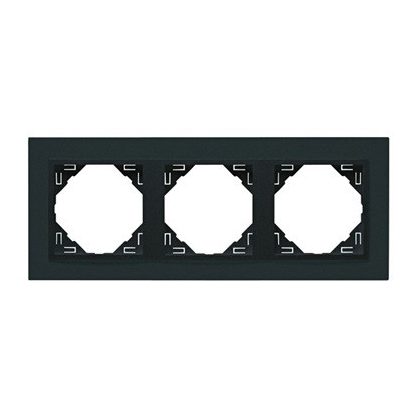 Efapel 90930_TSS ANIMATO Hármas keret, szürke