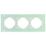 Efapel 90930_TCG Crystal Hármas keret, kristály/jég