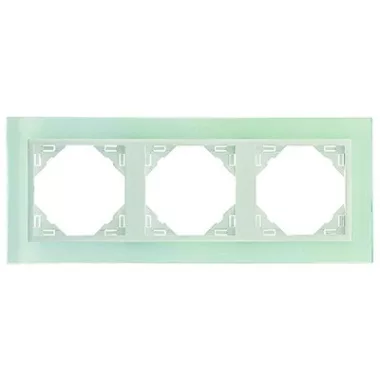 Efapel 90930_TCG Crystal Hármas keret, kristály/jég