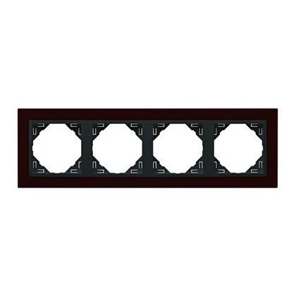 Efapel 90940_TBS ANIMATO Négyes keret, sötétlila