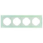 Efapel 90940_TCG Crystal Négyes keret, kristály/jég